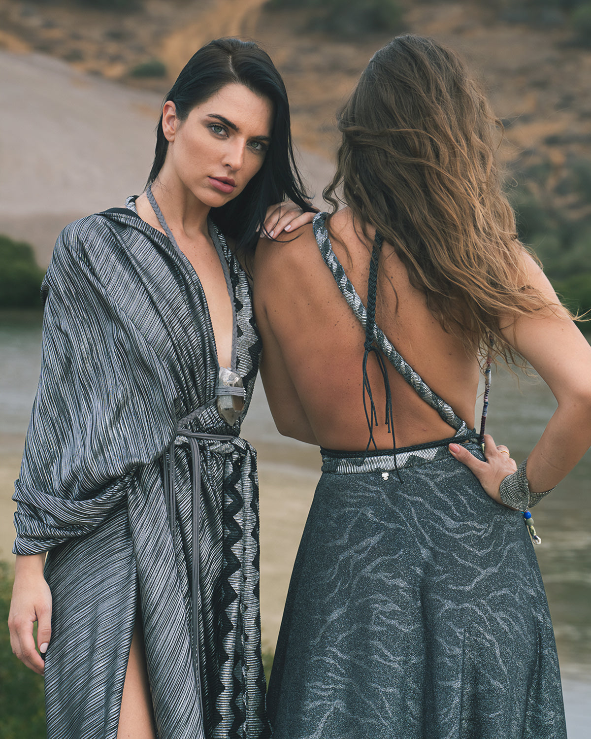 Messina Quartz - Grey Braided Rope