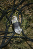 Clear Quartz - Black Braided Rope