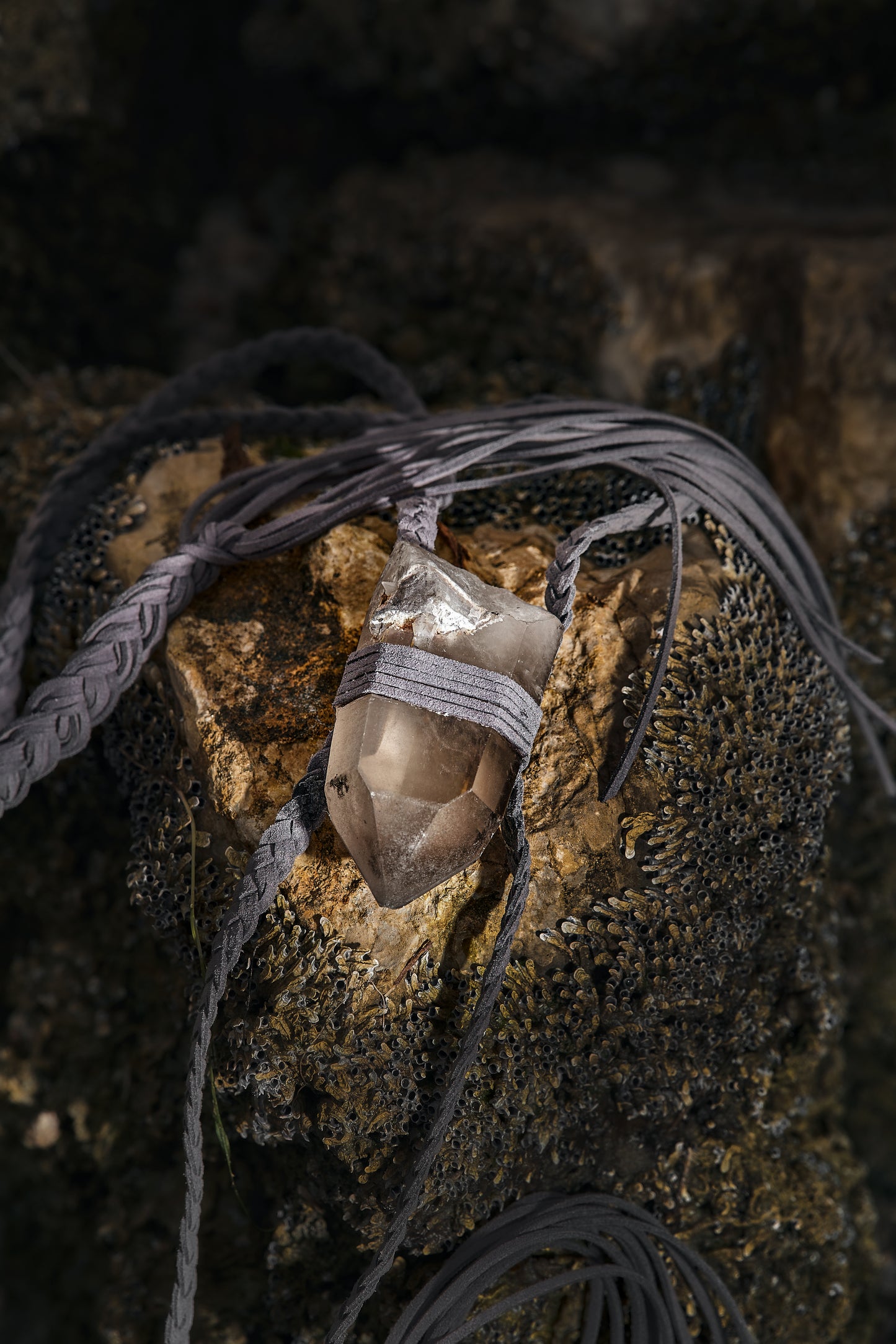 Messina Quartz - Grey Braided Rope