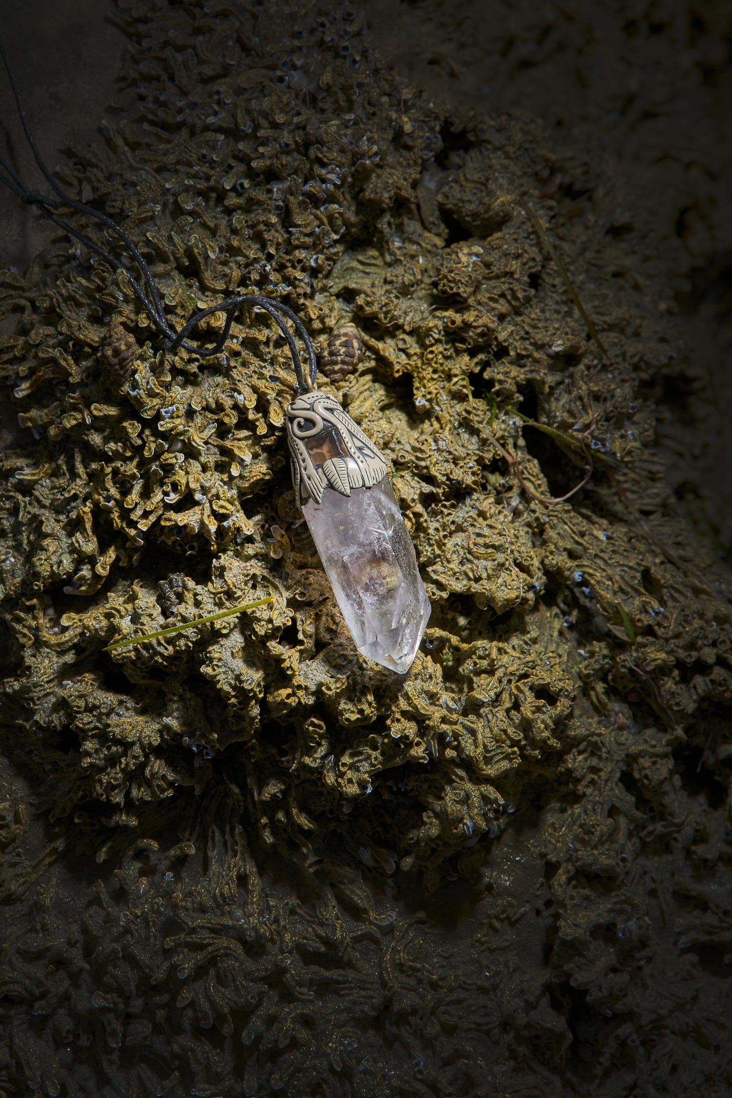 Amethyst - Black Rope