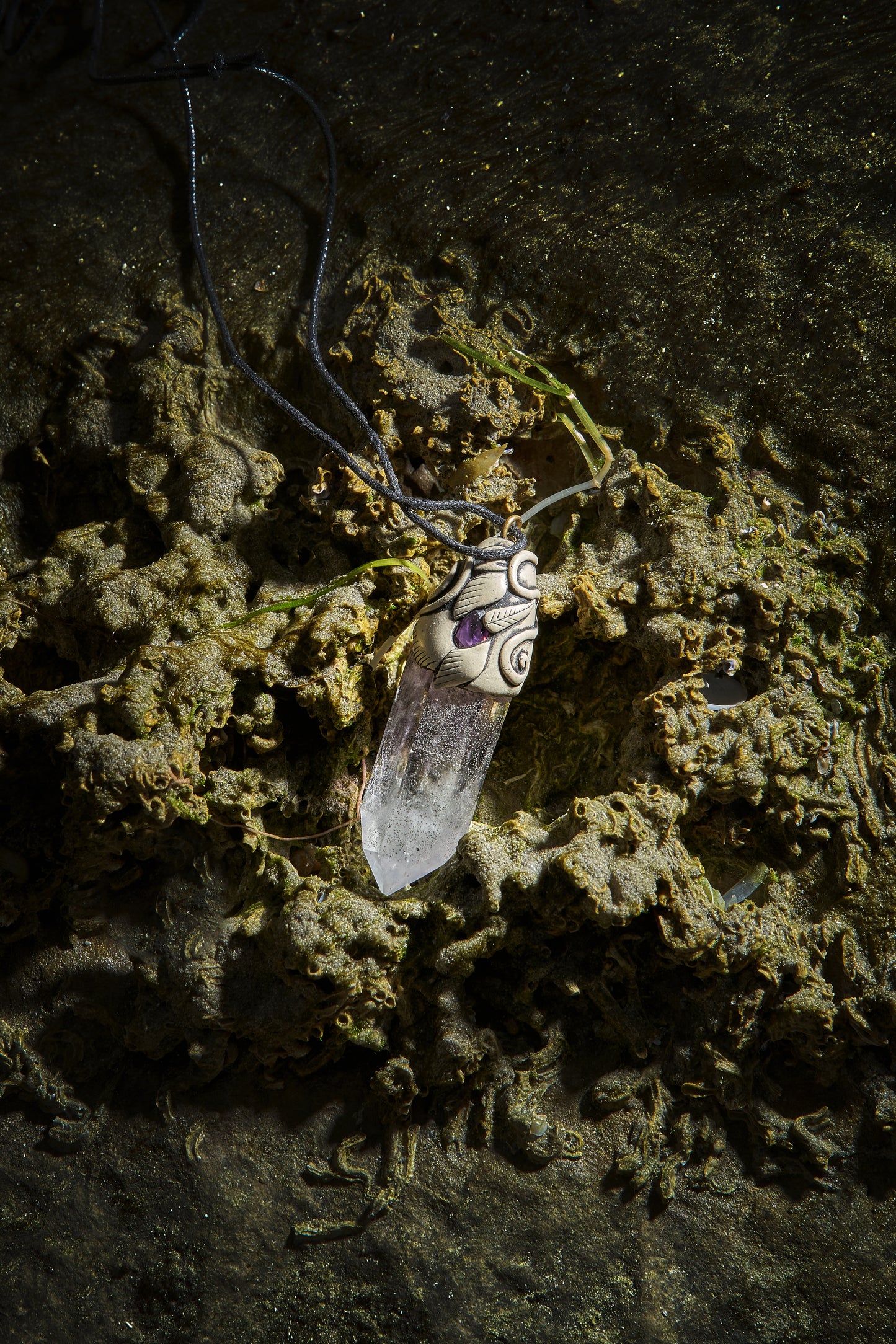 Amethyst - Black Rope